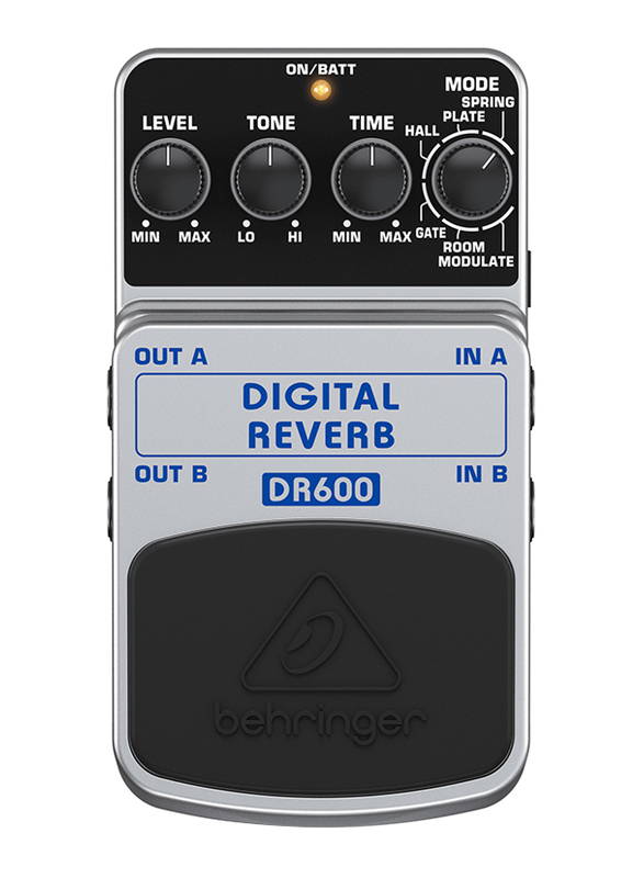 

Behringer DR600 Digital Reve Digital Stereo Reverb Effects Guitar Pedal, Multicolour