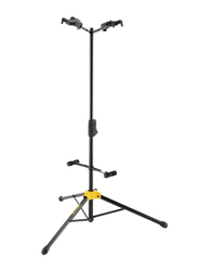 Hercules GS422B Auto Grip System Double Guitar Stand, Black