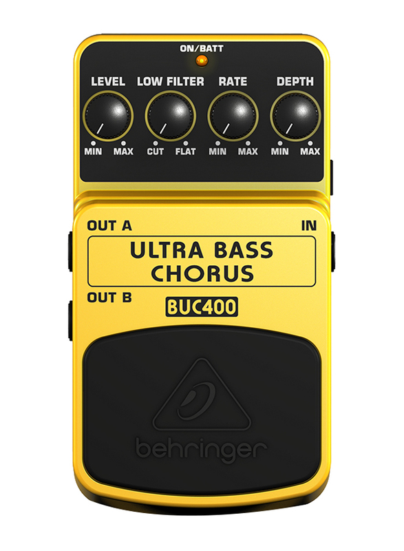 

Behringer BUC400 Ultimate Bass Chorus Effects Guitar Pedal, Multicolour