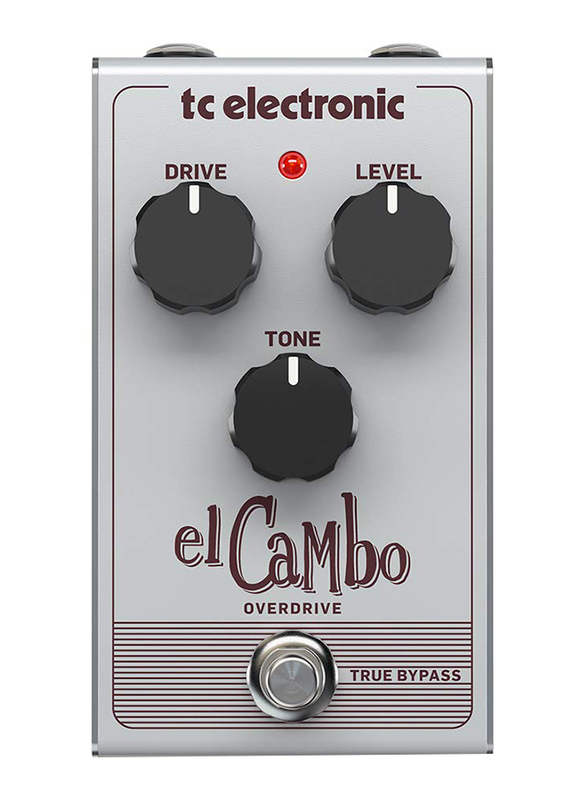 

TC Electronic 3-Knob Electric Single Classic Tube Overdrive Effect Guitar Pedal, Silver