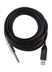 Behringer Guitar to USB Interface Cable, GUITAR2USB, Black
