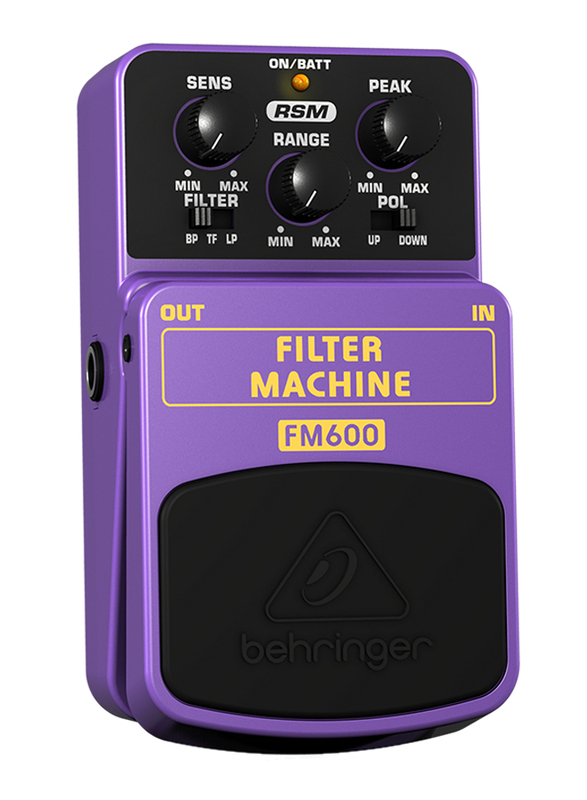 Behringer Ultimate Filter Modeling Effects Pedal, FM600, Purple/Black