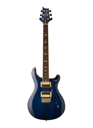 PRS ST4 SE Standard 24 Solidbody Electric Guitar, Rosewood Fingerboard, Translucent Blue