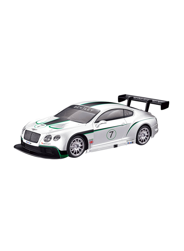 

Guokai GT3 Bentley Remote Control Steering Wheel Car, 1:24 Scale, White/Black, Ages 3+