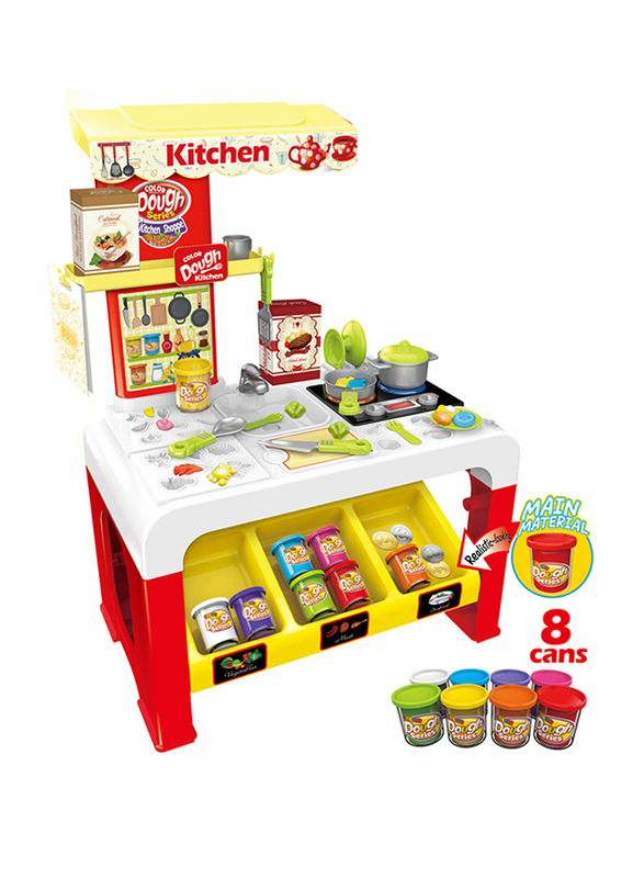 

Bowa Color Dough Series Kitchen Tableware with Dough, 32 Pieces, Ages 3+