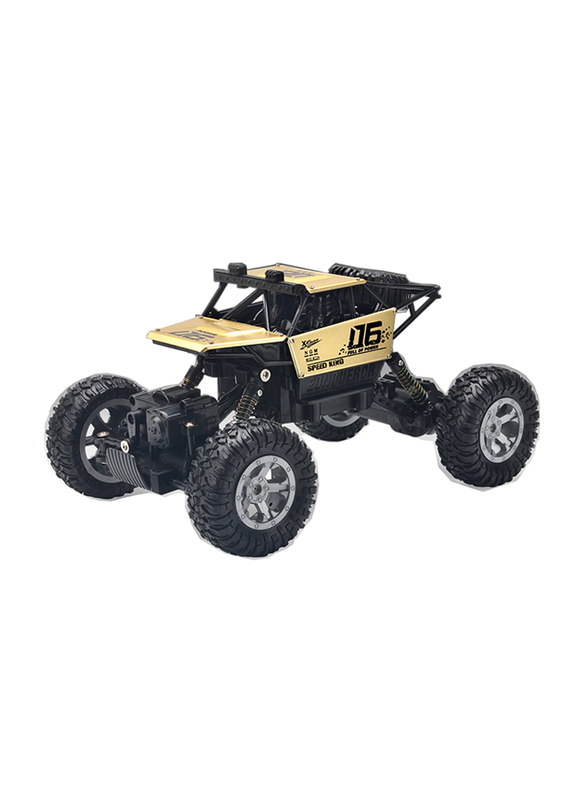 

Weiya 2.4G 4WD Remote Control Twist Climbing Car, 1:14 Scale, Black/Gold, Ages 3+