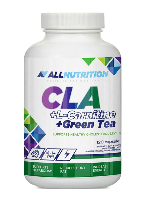 

All Nutrition Cla +L-Carnitine+Green Tea Dietary Supplement, 120 Capsules