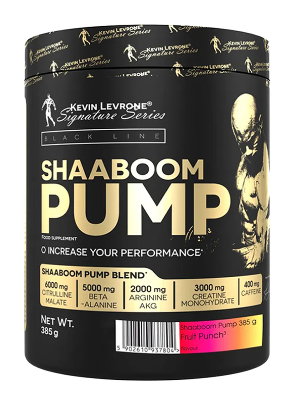 

Kevin Levrone Signature Series Shaaboom Pump Protein, 385gm, Fruit Punch