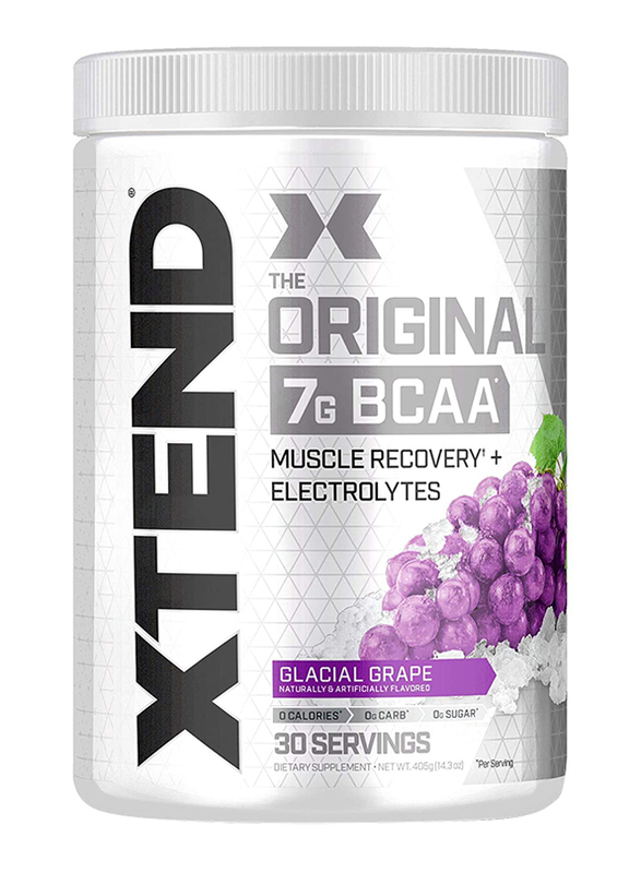 

Xtend Original 7g BCAA Protein, 30 Serve, 420gm, Glacial Grape