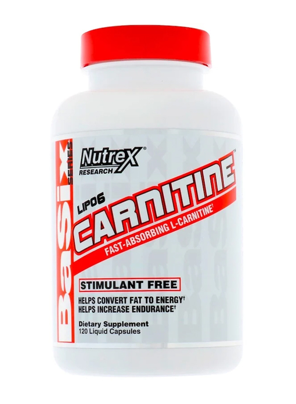 

Nutrex Lipo 6 Carnitine Dietary Supplement, 120 Capsules, Regular