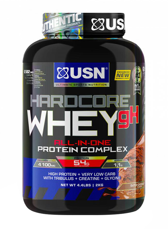 

Usn Hardcore Whey gH Protein, 2 Kg, Dutch Chocolate