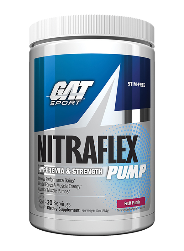 

Gat Sports Nitraflex Hypermia & Strength Pump, 284g, Fruit Punch