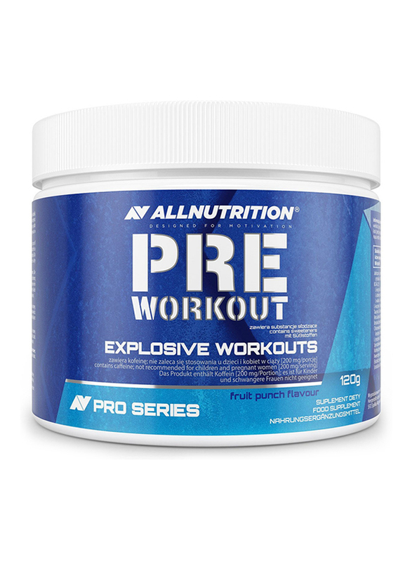 

All Nutrition Pre Workout, 120g, Fruit Punch