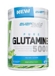 Everbuild Nutrition Pure Glutamine 5000, 300g, Sour Apple Punch
