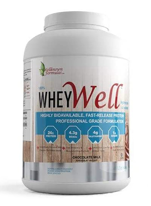 

Wellknown Formulas 100% Whey Well Portien, 5 Lbs, Chocolate Milk