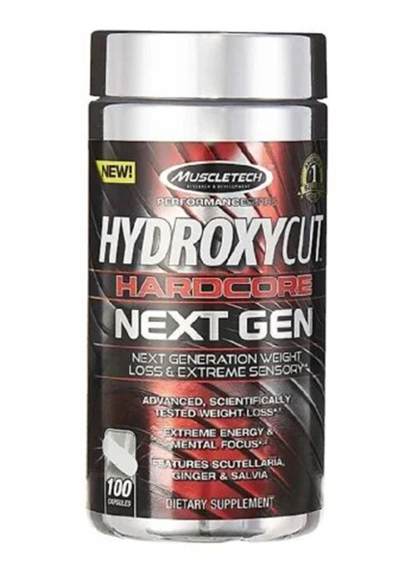 

Muscle Tech Hardcore Next Gen Dietary Supplement, 100 Capsules, Regular