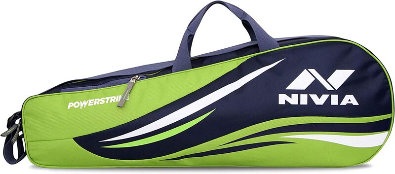 

Nivia Racket Bag 2, Navy Blue/Green