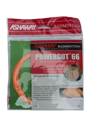 Ashaway Power Gut 66 Badminton String, 0.66mm, Orange