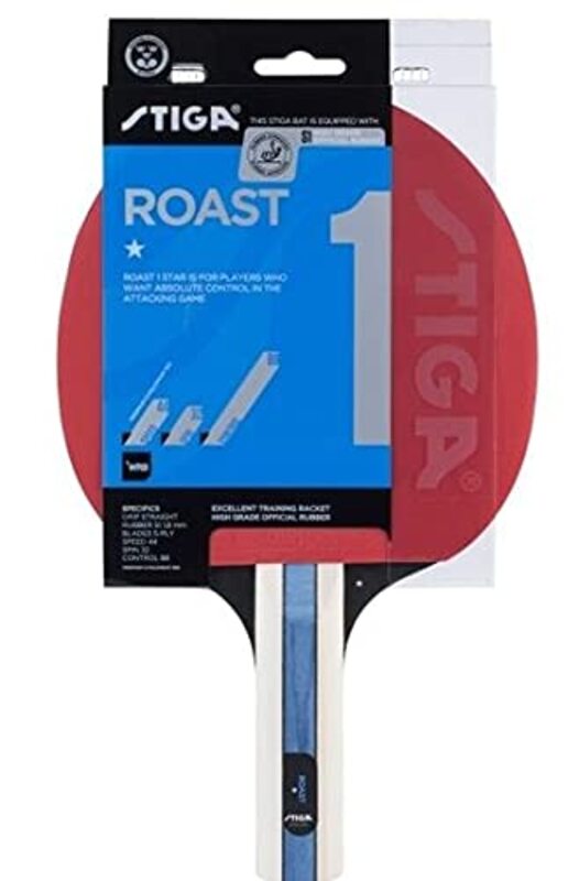 

Stiga Roast 1 Star Tennis Bat, Red