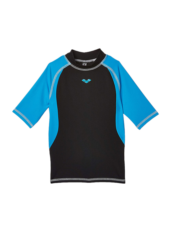 

Arena Ar1B146-58 Swim T-Shirt for Girls, 8 - 9 Years, Black/Turquoise