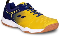 Nivia Hy-Court 2.0 Badminton Shoe, 7 UK, Yellow