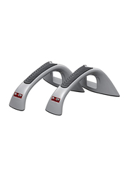 Body Sculpture Push Up Bar Set, 2 Piece, Black/Grey