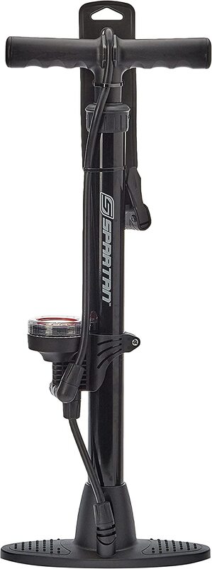 

Spartan Bicycle 120 PSI Pump with Gauge, Black