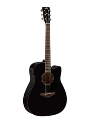 Yamaha FGX800C Electro Acoustic Guitar, Rosewood Fingerboard, Black