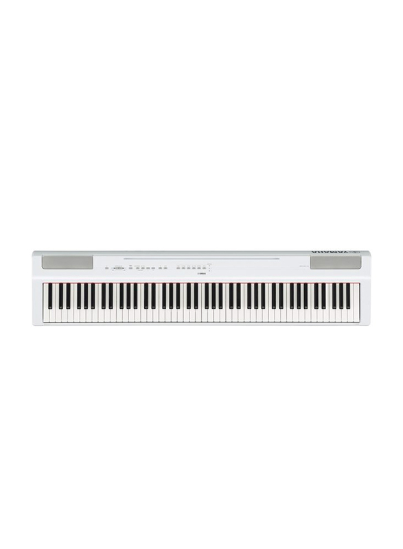 Yamaha P125 Weighted Digital Piano, Stereophonic Optimizer, 88 Keys, White