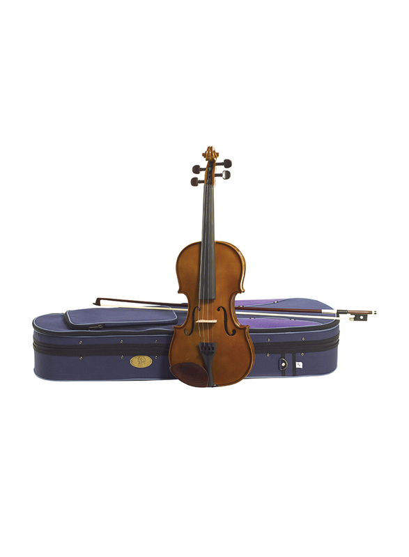 Stentor Student Standard Violin, Outfit 1 3/4, Blackened Hardwood Fingerboard, Brown