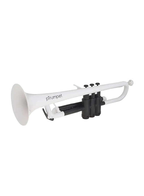 pBone pTrumpet Plastic Trumpet, White