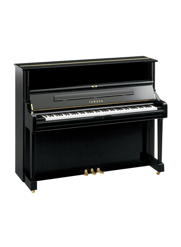 Yamaha U1 U Series Acoustic Upright Piano, Advance Scale Design with Bench, 88 Keys, Polished Ebony