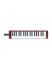 Yamaha P37D Pianica Keyboard Wind Instrument, 37 Key, Red
