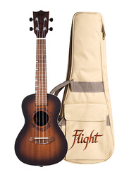 Flight DUC380AMBER Concert Ukulele, Walnut Fingerboard, Brown