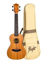 Flight DUC373MAH Concert Ukulele, Walnut Fingerboard, Brown