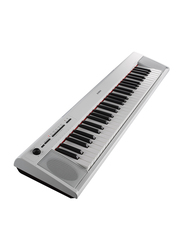 Yamaha NP-12 Portable Keyboard, 8W, Piano Style Keyboard, 61 Keys, White