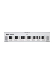 Yamaha NP-32 Portable Keyboard, 18W, Piano Style Keyboard with Graded Soft Touch, 76 Keys, White
