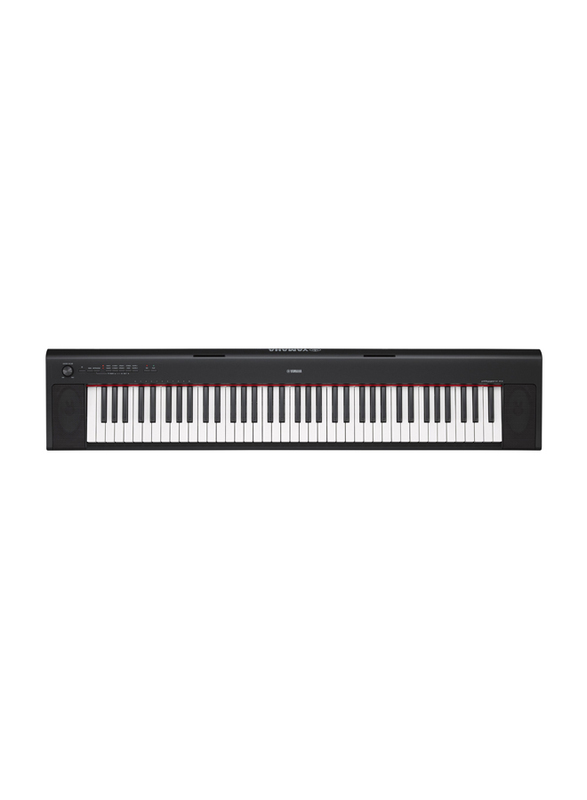 Yamaha NP-32 Portable Keyboard, 18W, Piano Style Keyboard with Graded Soft Touch, 76 Keys, Black