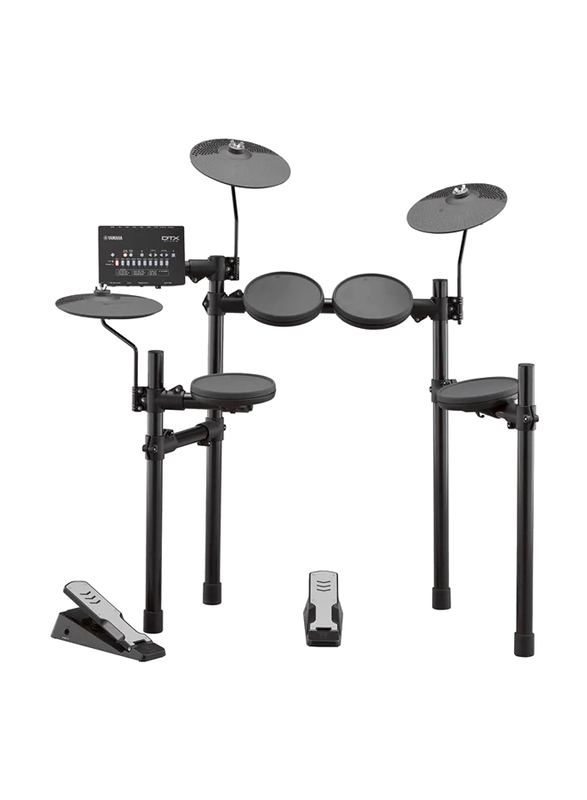 Yamaha DTX402K Electronic Drum Set with 7.5 Inch Pad Hi-Hat Controller, Black