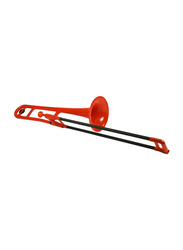 pBone Plastic Trombone, Ergonomic Design, Red