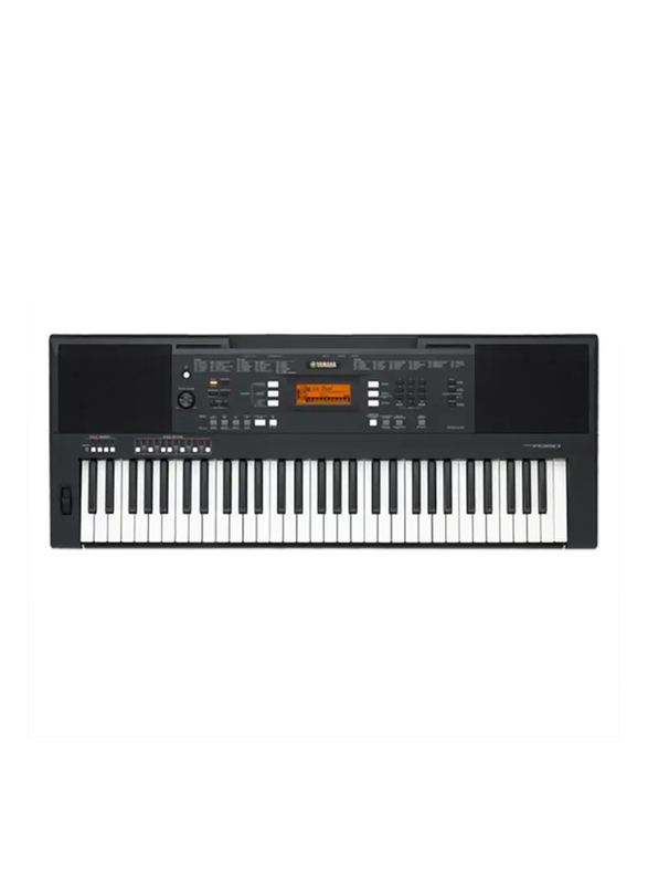 Yamaha PSR-A350 Portable Keyboard, 61 Keys, 613 Voices, 210 Styles, Black