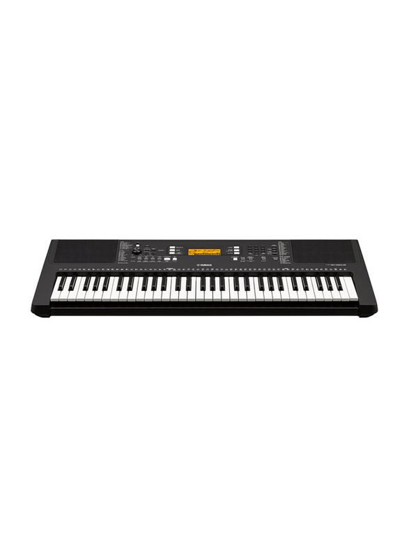 Yamaha PSR-E363 Portable Keyboard Touch-Responsive, 61 Keys, USB to Host, Aux-In Terminal, Black