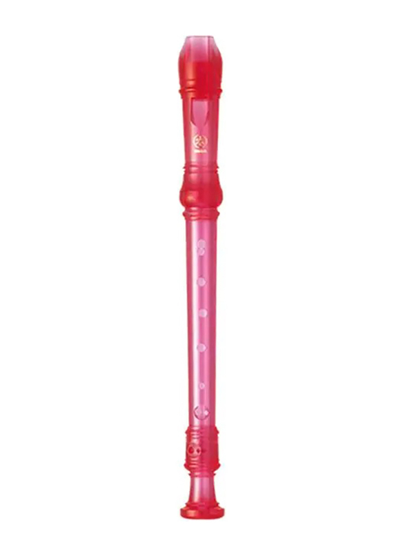Yamaha YRS-20GP Soprano Recorder, German Fingering, Pink