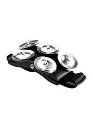 Meinl CFT5BK Cajon Foot Tambourine, Black