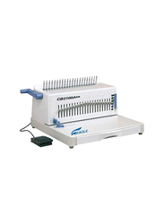 Eagle Comb Plus Electric Spiral Binding Machine, CB2100A, White
