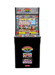 Arcade1Up 3-in-1 Street Fighter Arcade Cabinet Games, Black