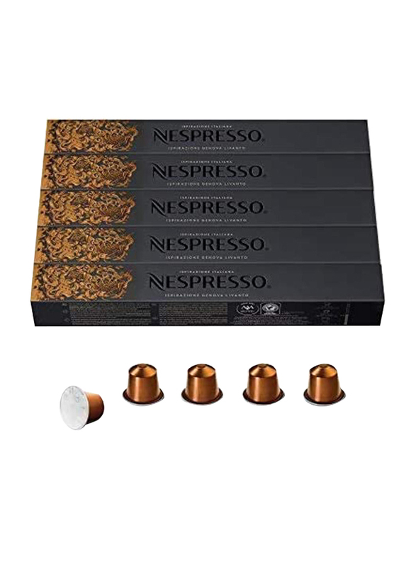 Nespresso Ispirazione Genova Livanto Coffee Capsules, 100 Capsules ...