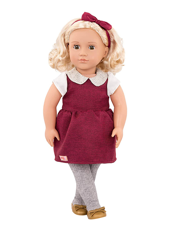 

Our Generation 18-inch Holiday-Themed Fashion Doll, Ages 3+, Maroon