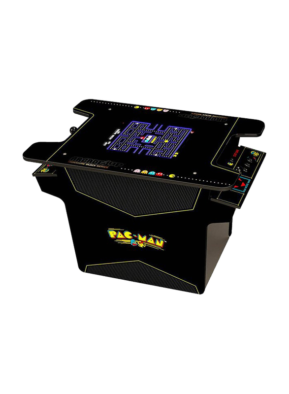 

Arcade1Up 8-in-1 Black Series Pac-Man Head-to-Head Gaming Table, Back