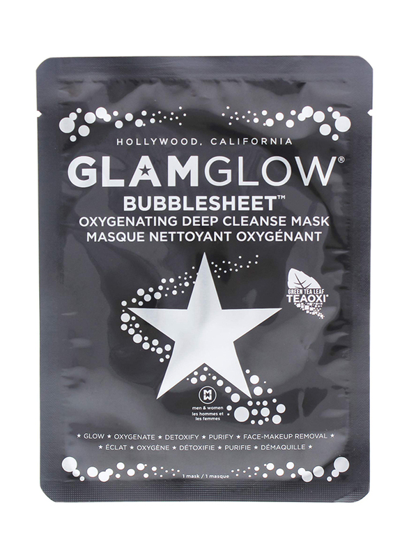 

Glamglow Bubblesheet Oxygenating Deep Cleanse Mask for Women, 1 Piece